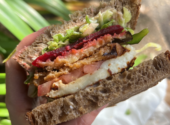 City Edge in Surry Hills sells mighty sandwiches and salads