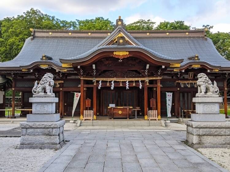 立川諏訪神社：「聖☆おにいさん」