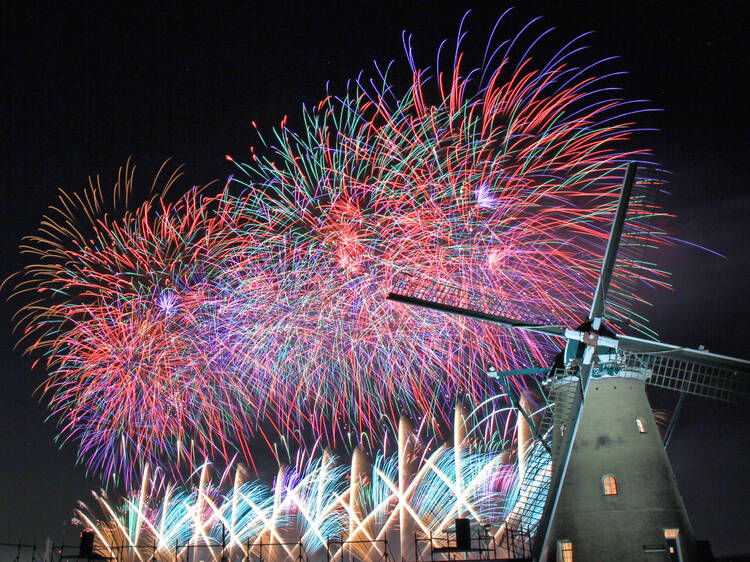 Sakura in Chiba is hosting its grand fireworks show again in summer