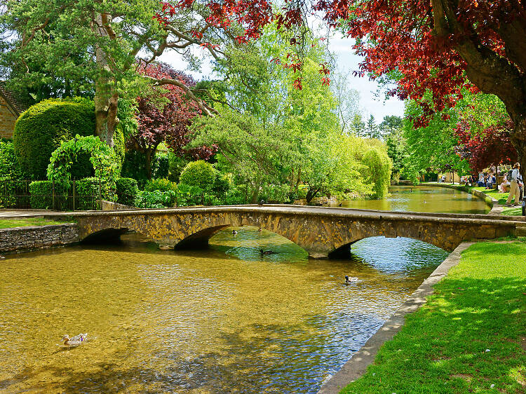 Get a waterside selfie at Bourton-on-the-Water