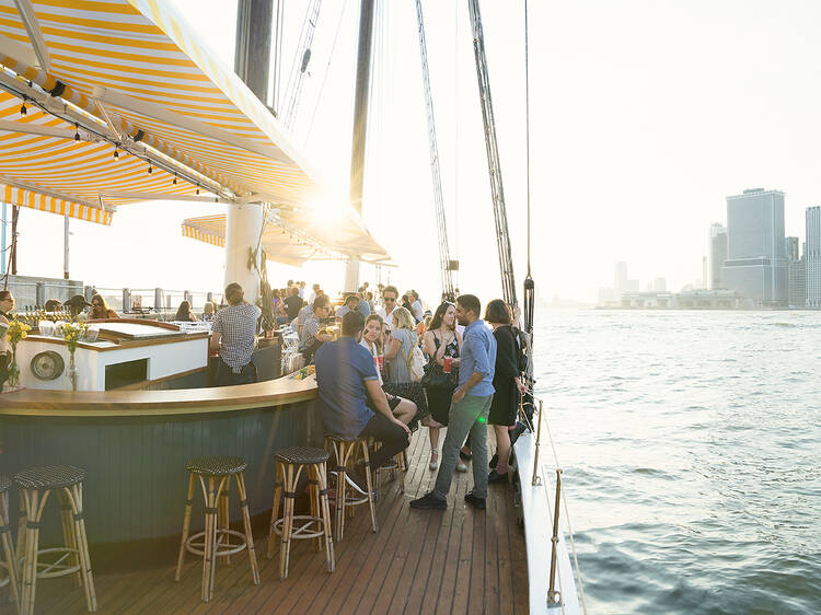 Dine at a restaurant with a water view