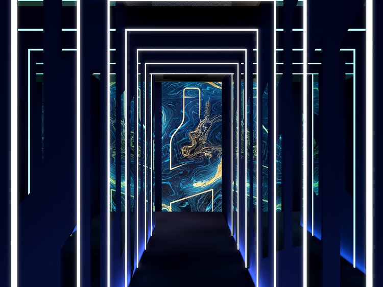 Johnnie Walker Blue Label immersive pop-up at Landmark