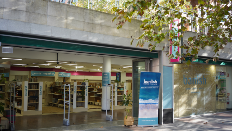 Storefront of Banish