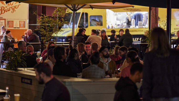 Welcome to Thornbury food truck park.