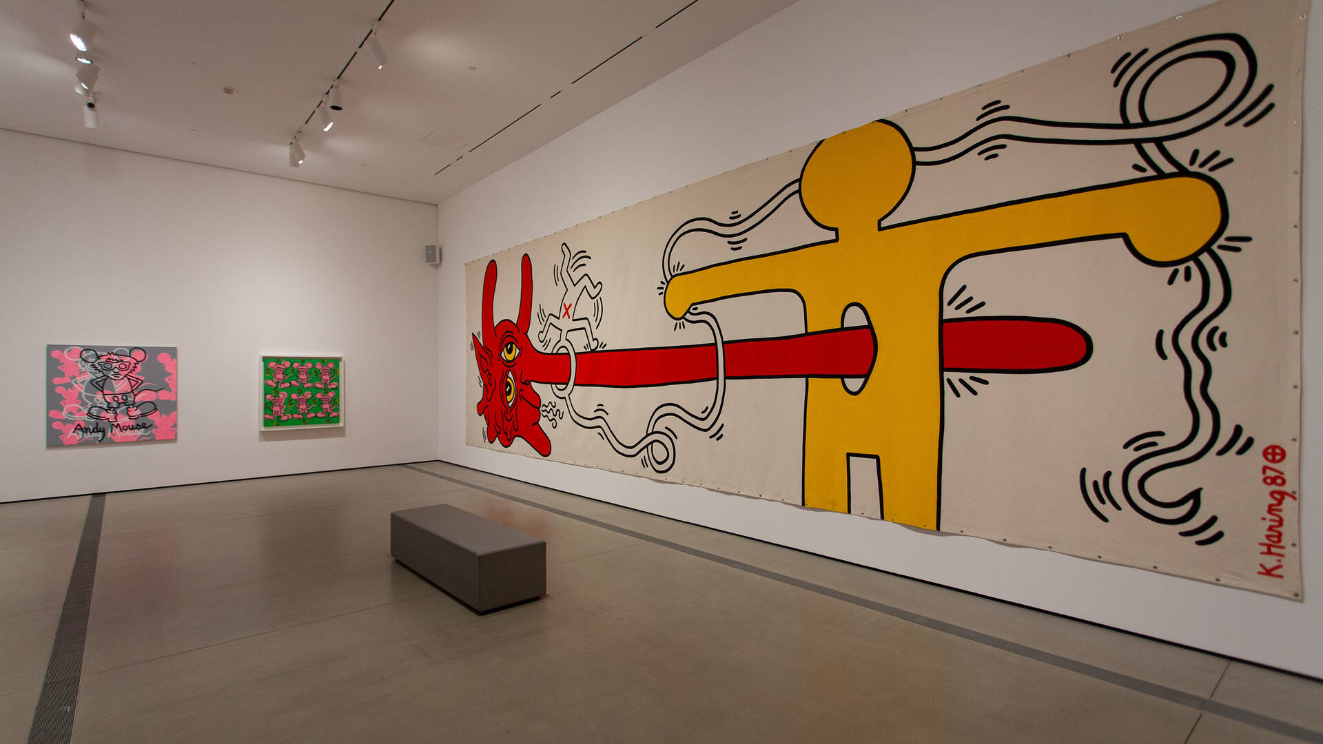 “keith Haring Art Is For Everybody” Brings Colorful Graffiti To The Broad 0076