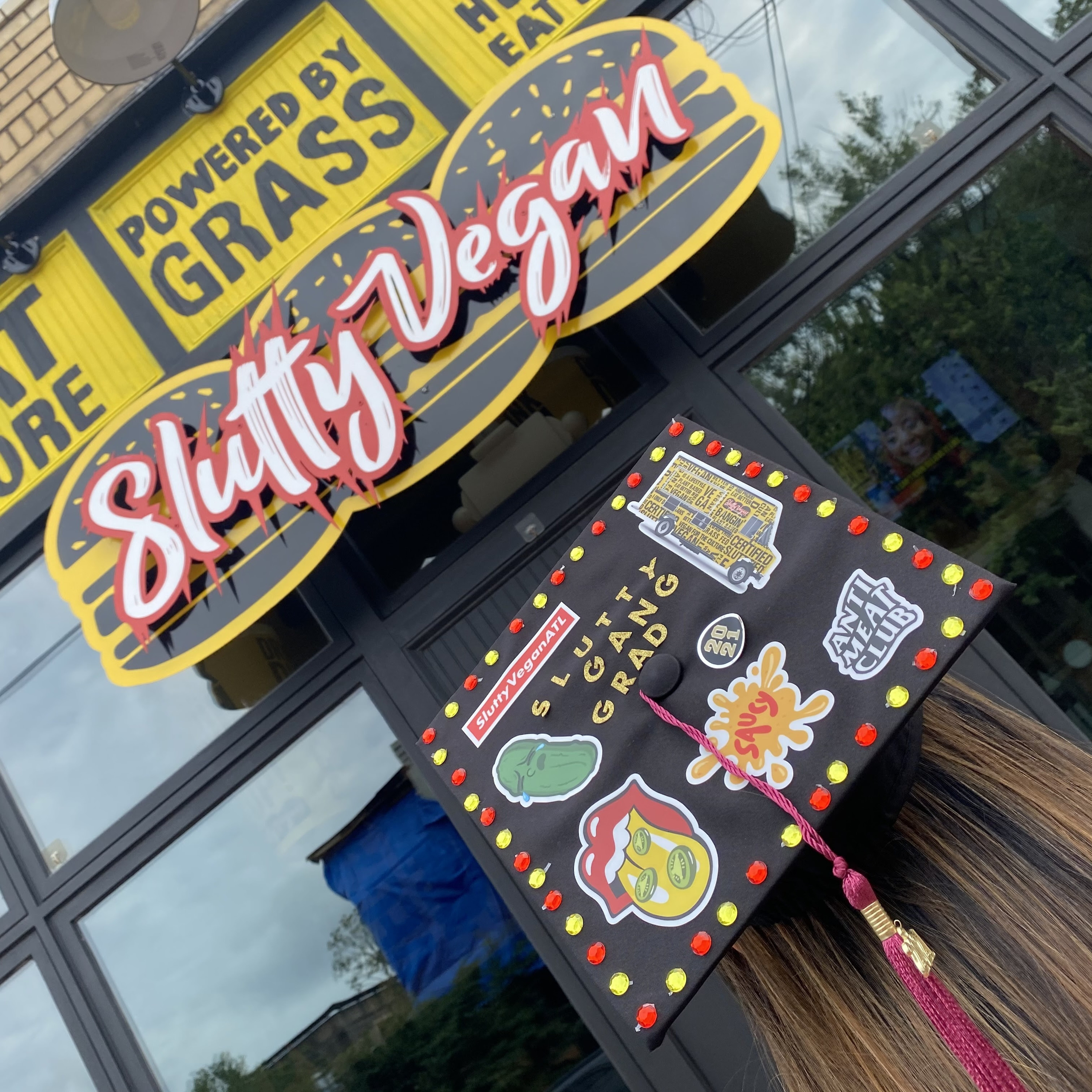 Slutty Vegan is giving away free veggie burgers to new grads