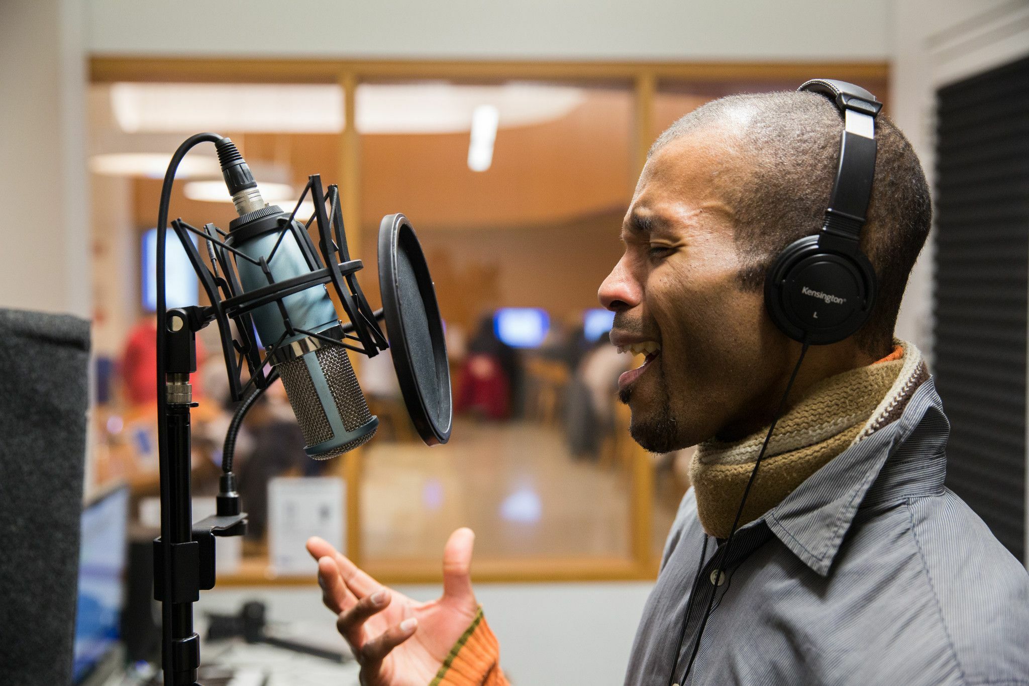 Brooklyn Public Library recording studio