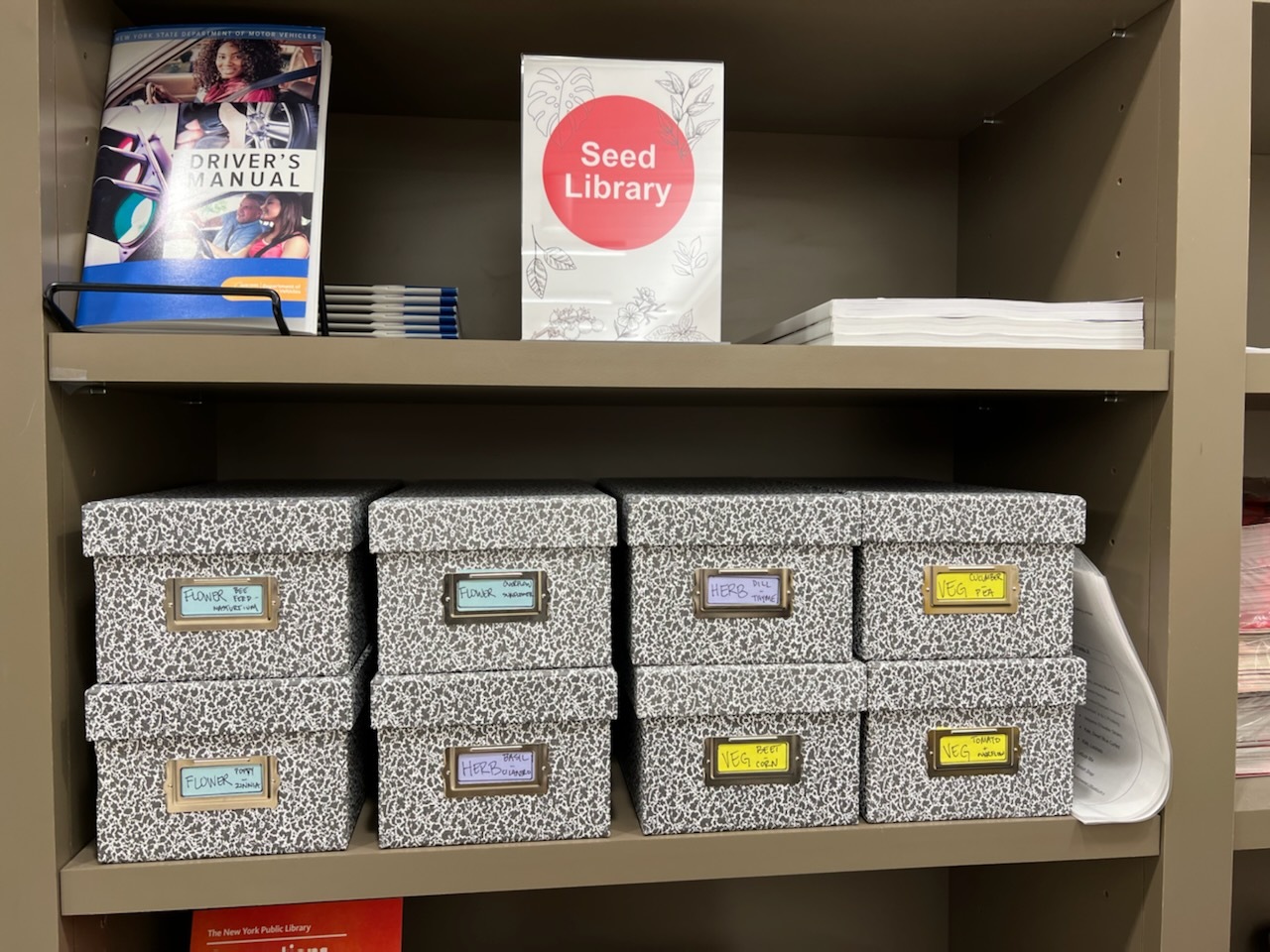 The Seed Library at the NYPL