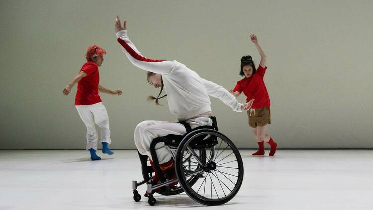Dancer in a wheelchair 