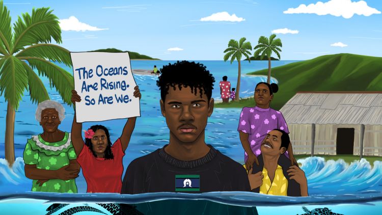 Excerpt of' The oceans are rising, so are we' by Dylan Mooney