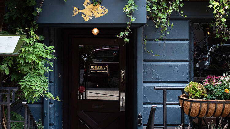 Italian restaurant exterior (Photograph: Courtesy Osteria 57/Liz Clayman)