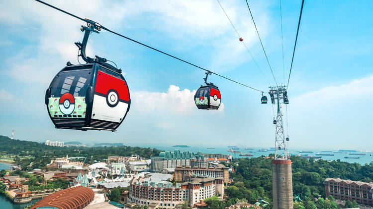 Pokemon cable car