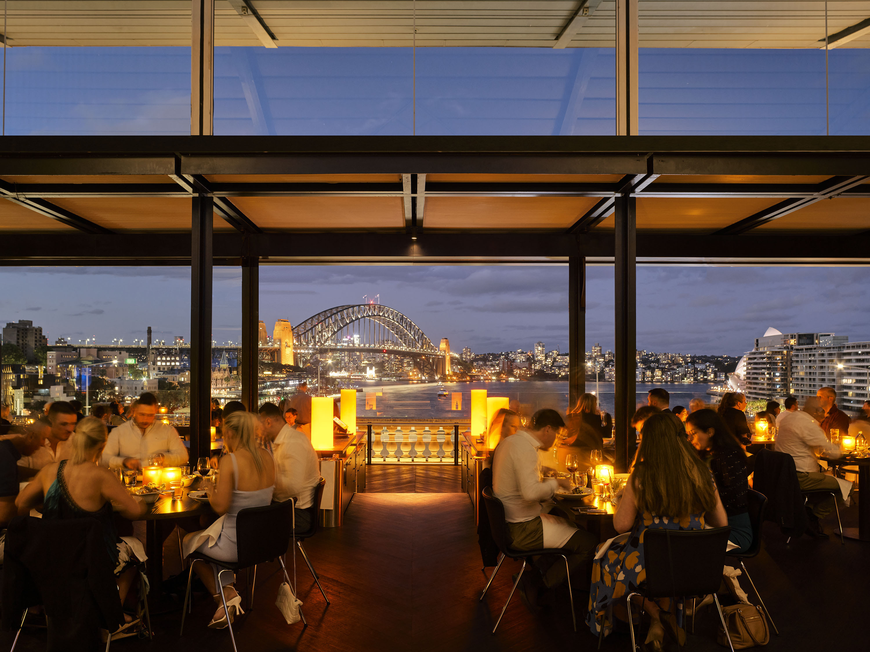 Cafe Sydney is stunning by day or night