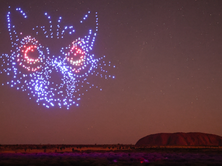 See ancient stories light up in the sky at Uluru