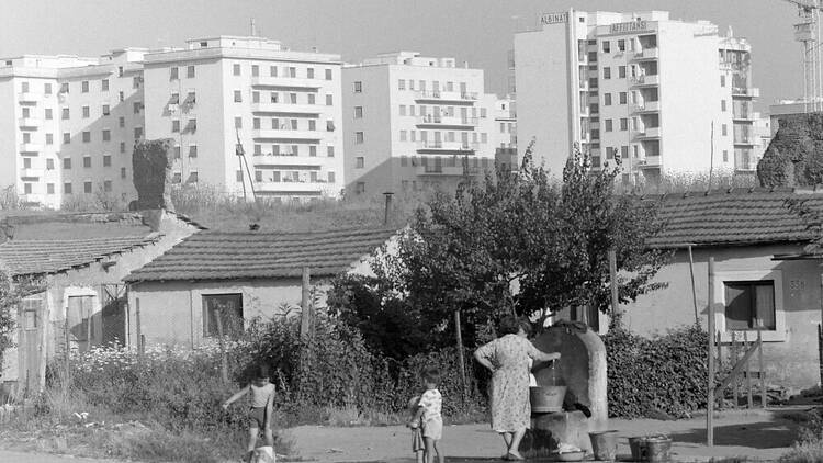 Italo Insolera, borgata Gordiani, Roma, 1959 