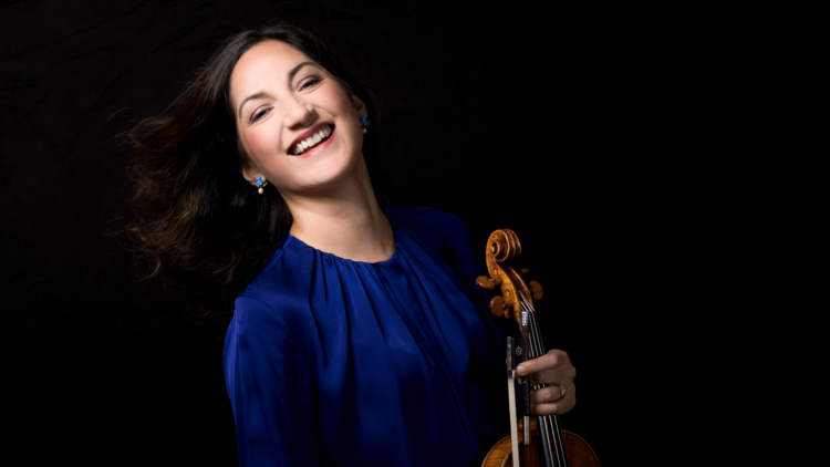 Rosa Donata Milton with her violin