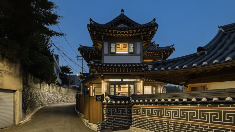 The traditional Hanok in Jongno-gu