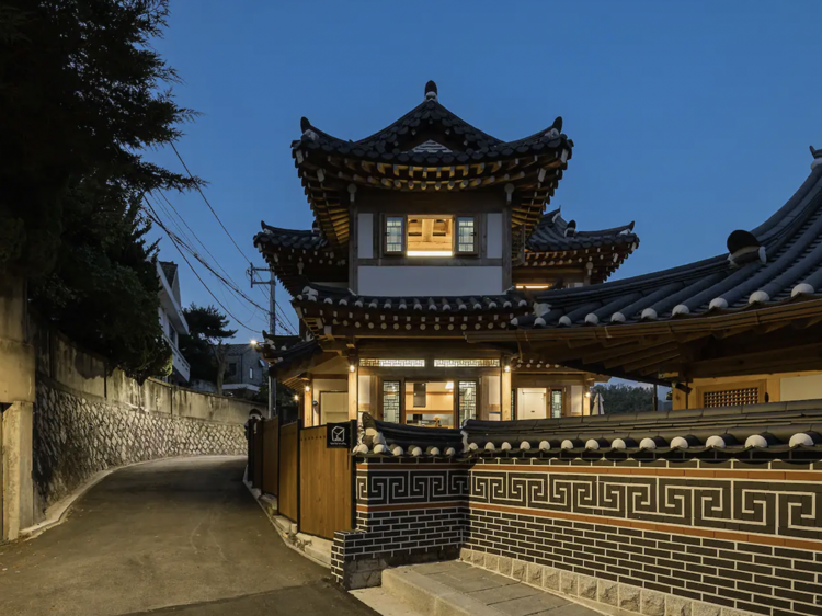 The traditional Hanok in Jongno-gu