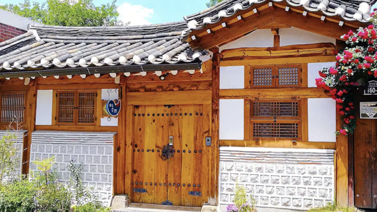 The traditional house in Jongno-gu