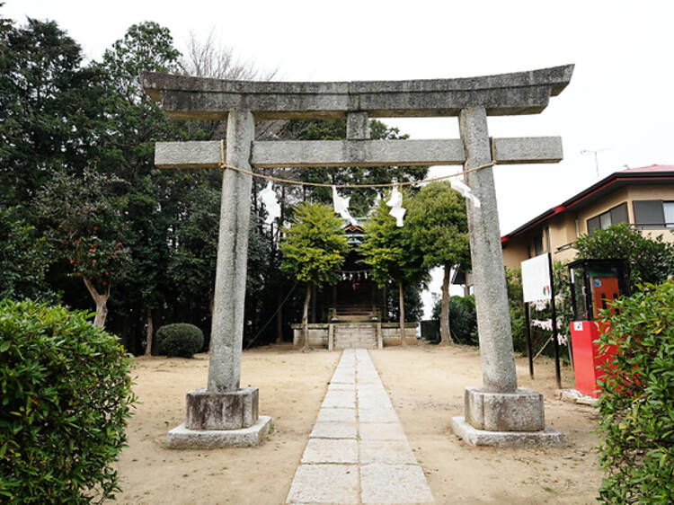 関戸熊野神社 金比羅宮：「耳をすませば」
