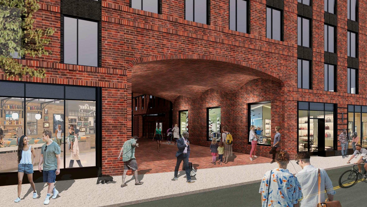 A rendering of 35 Commercial St. in Greenpoint, Brooklyn