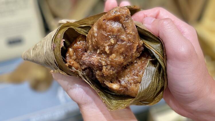 Rice dumplings from Joo Chiat Kim Choo at the Rice Dumpling Festival in Takashimaya.