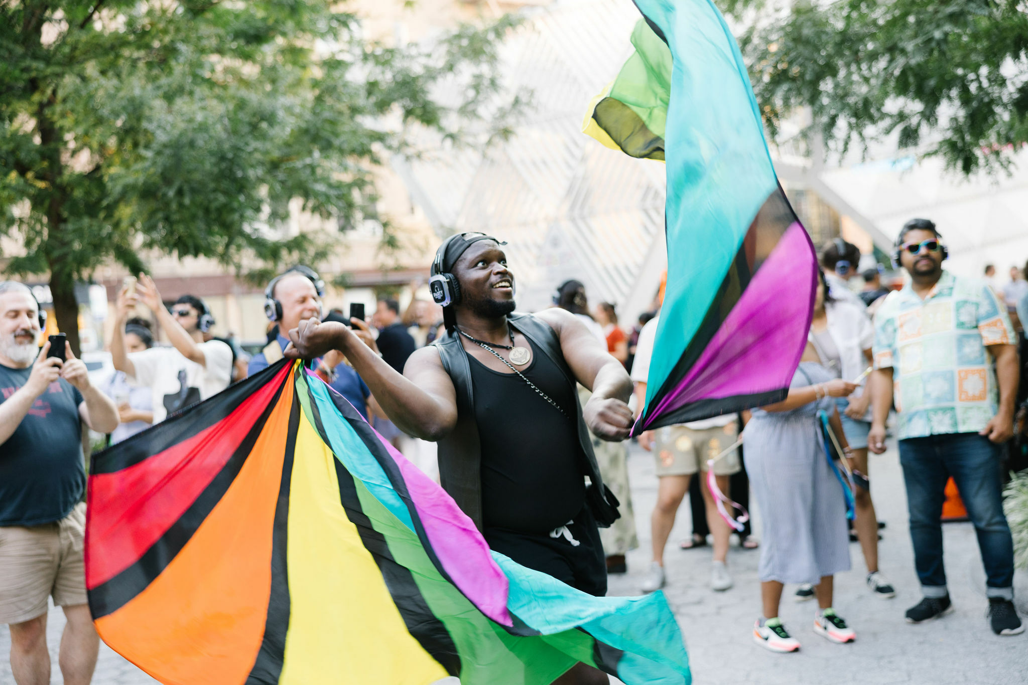 The Cathedral of St. John the Divine lights up for Pride Month