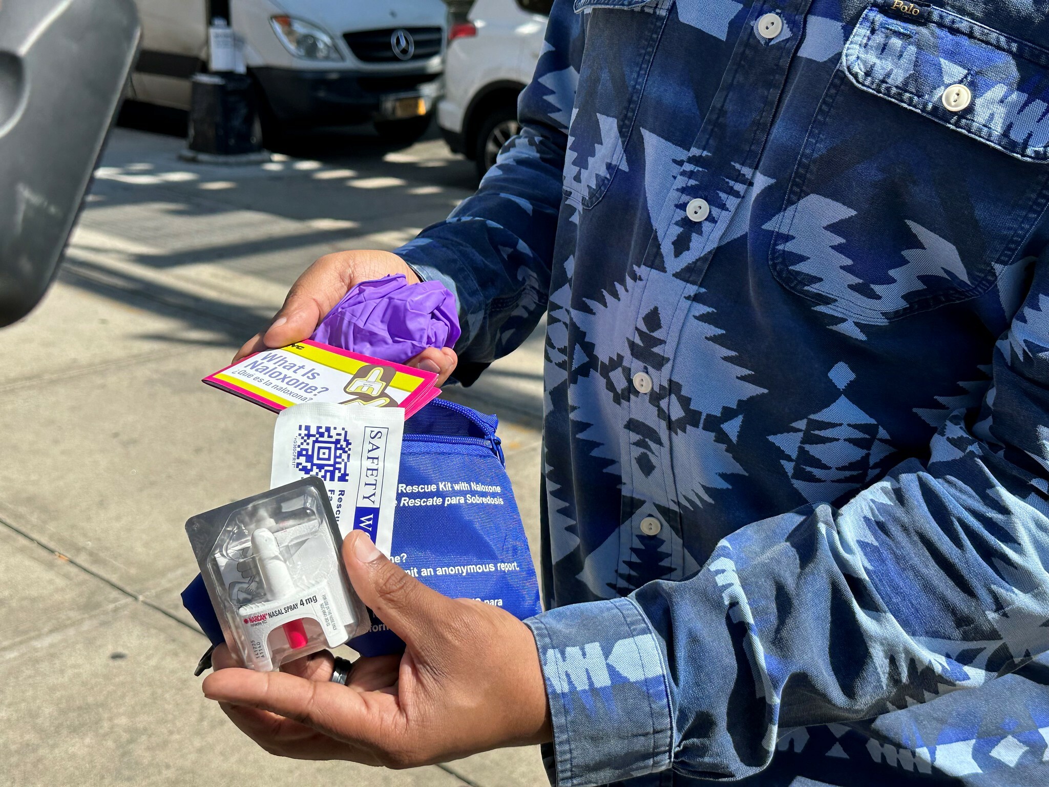 Items from inside NYC’s first public health vending machine