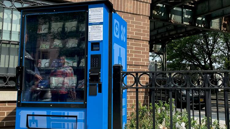 NYC’s first public health vending machine