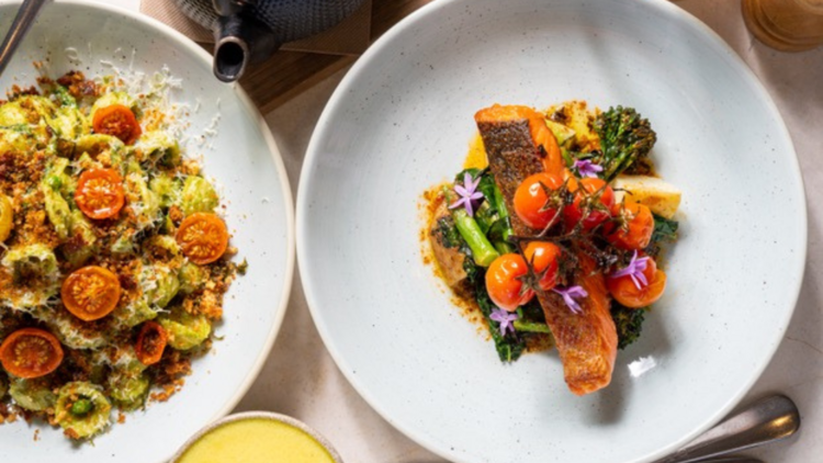 Two lunch dishes at Bare