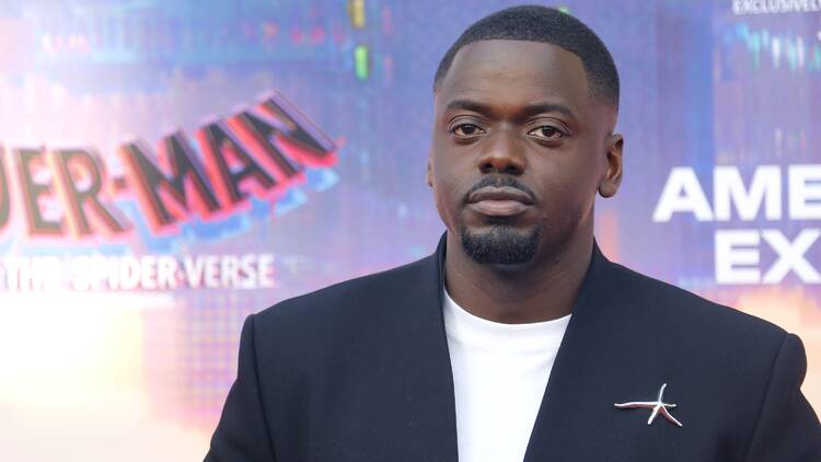 Daniel Kaluuya at the premiere for Spiderman 