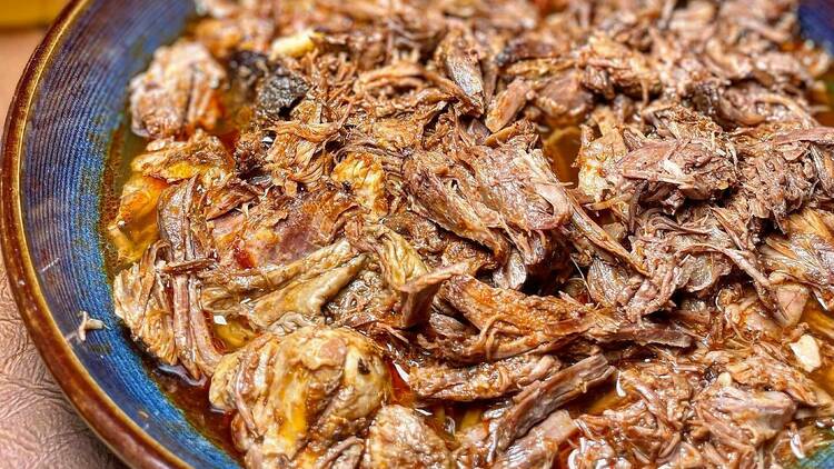 A plate of birria