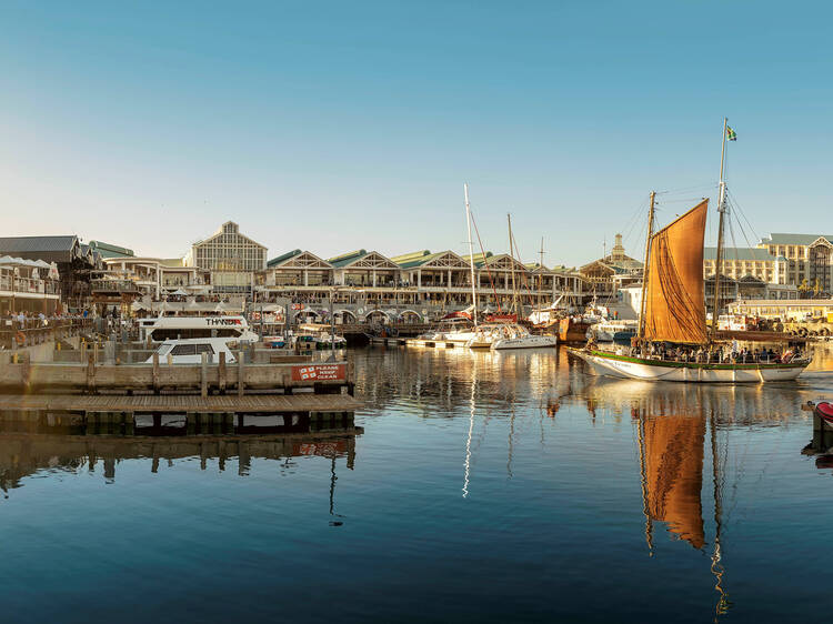 Panorama view of the V&A Waterfront, Cape Town Panorama view of the V&A Waterfront, Cape Town