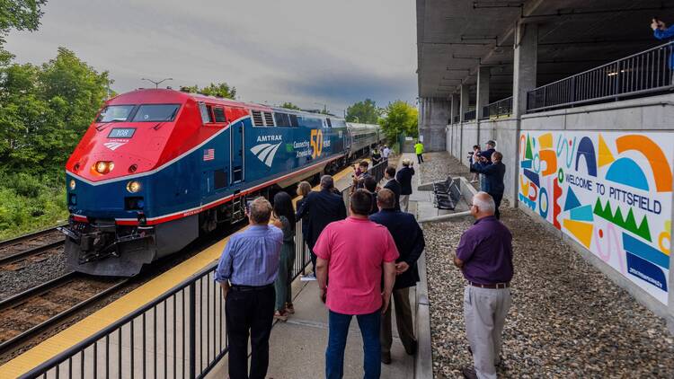 Amtrak’s First Berkshire Flyer - Pittsfield, MA 