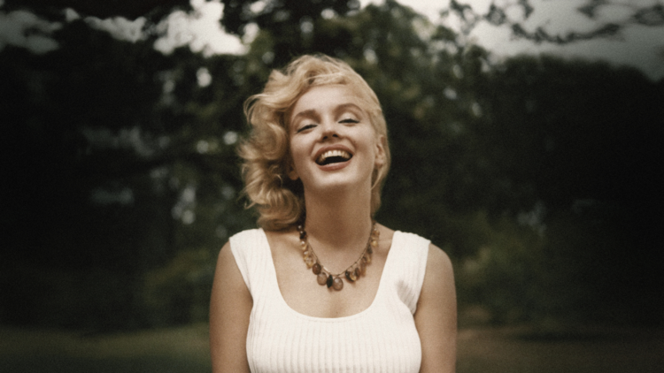 Portrait of Marilyn Monroe smiling