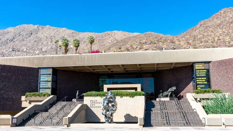 See paintings at the Palm Springs Art Museum