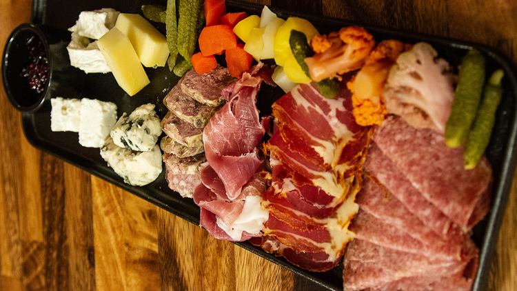 Charcuterie meat platter (Tootles & French)