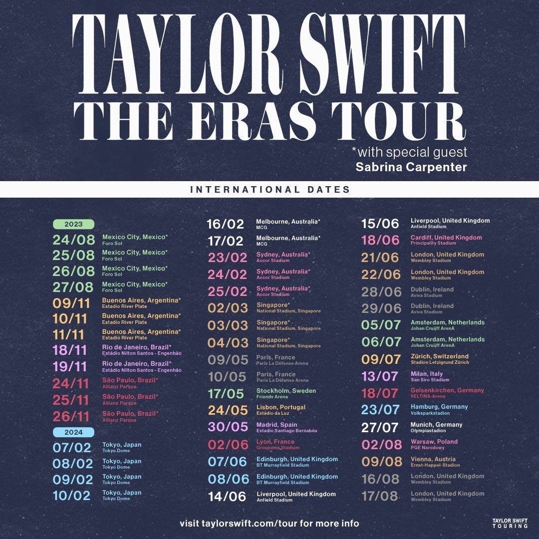 Taylor Swift Singapore Concert Price