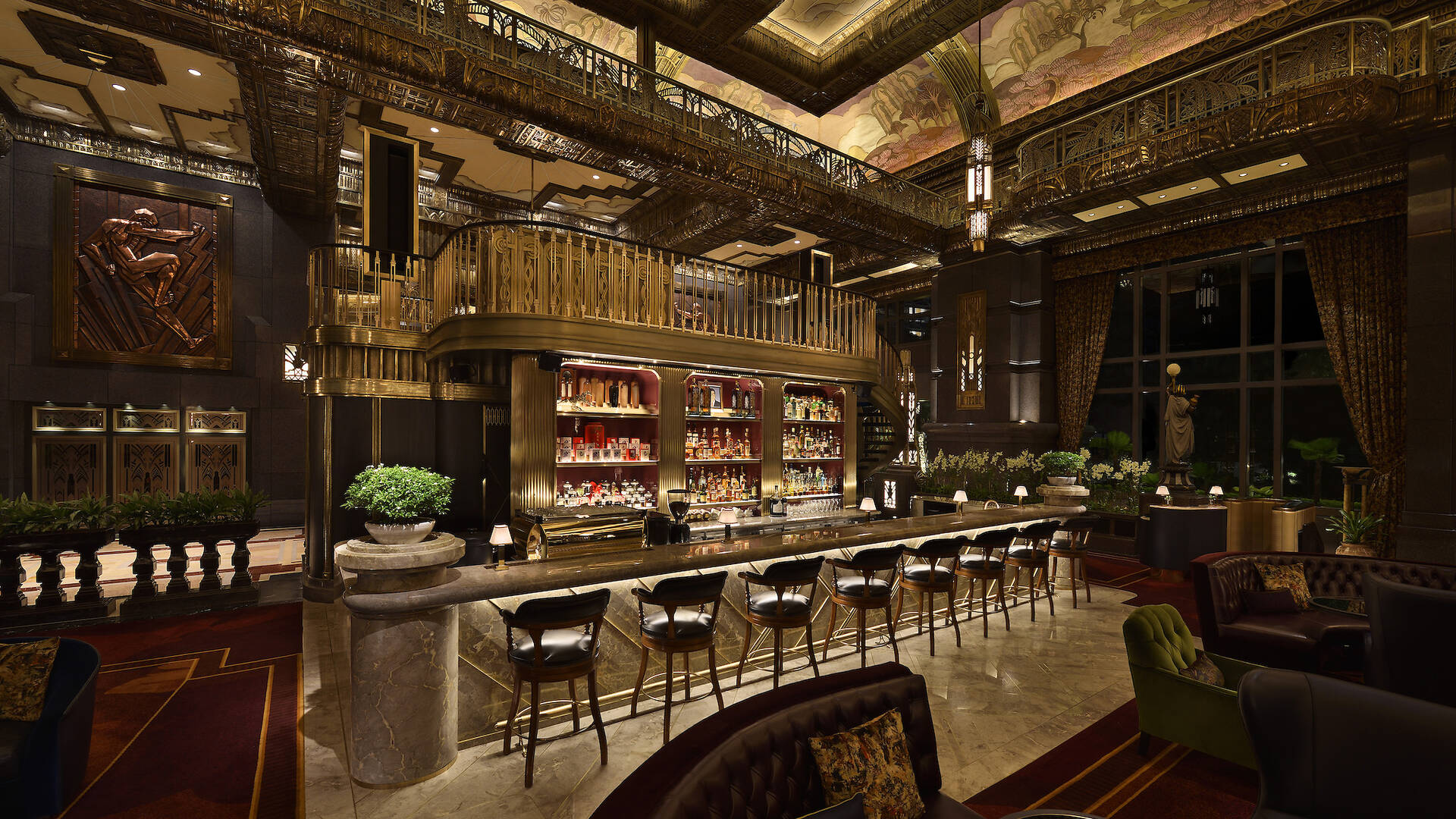 ATLAS: Swanky Art-Deco-Inspired Cocktail Bar in Parkview Square