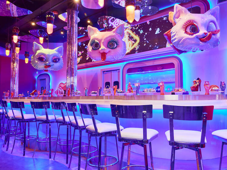 Check out a ‘psychedelic’ sushi conveyor belt restaurant