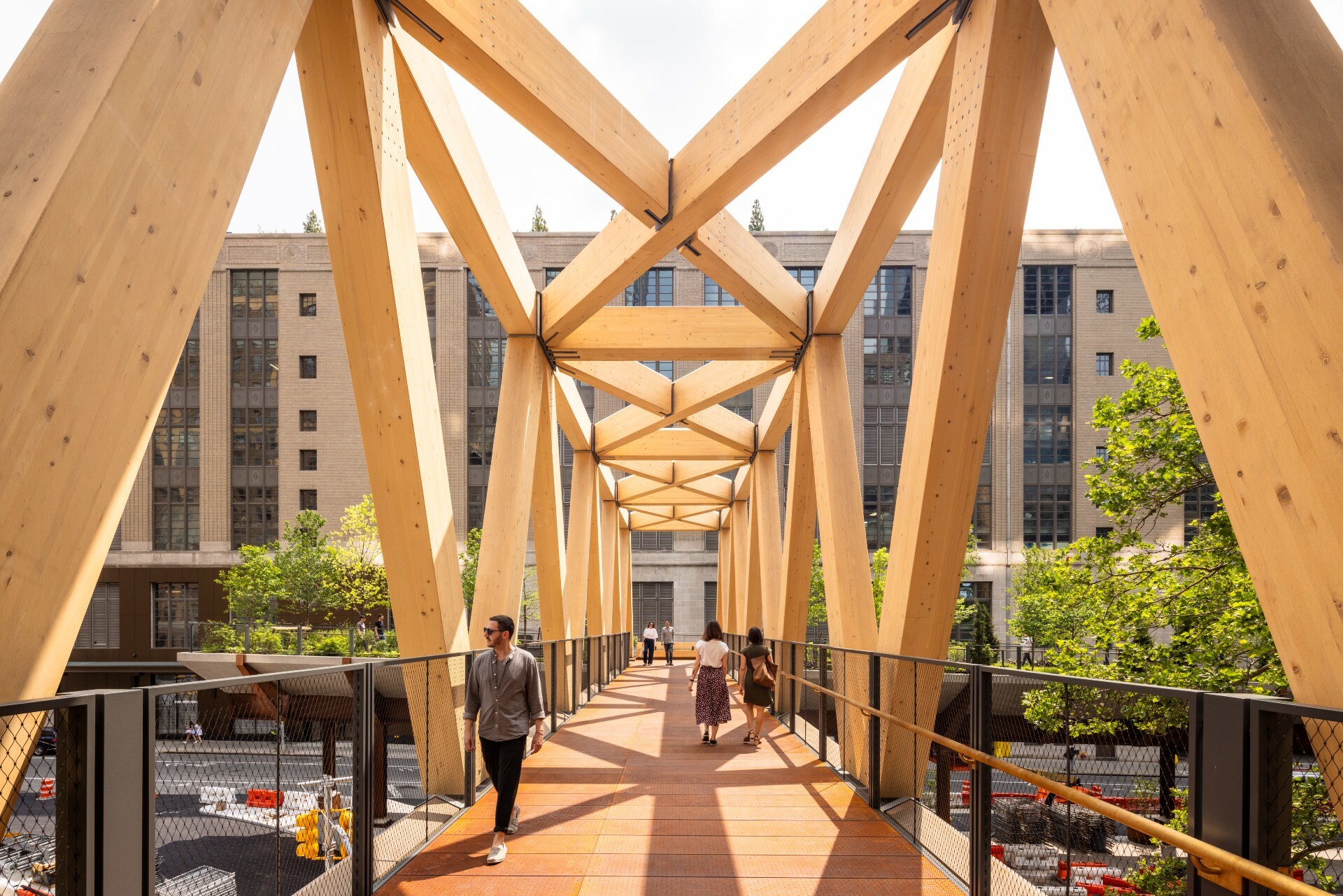 The new High Line Moynihan Train Hall Connector bridge has opened