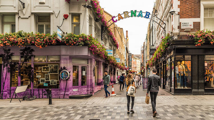 Photo of Carnaby Street in London, UK
