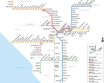 Los Angeles Metro Map & Guide When You Want to Explore L.A. Without a Car