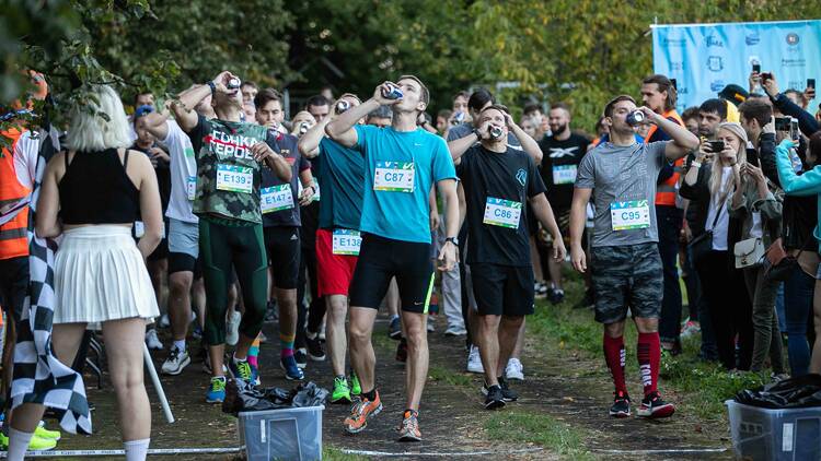 beer mile