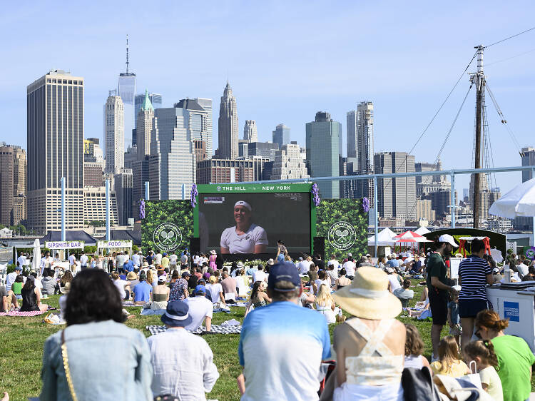 The iconic Wimbledon experience is coming to NYC with a recreation of The Hill