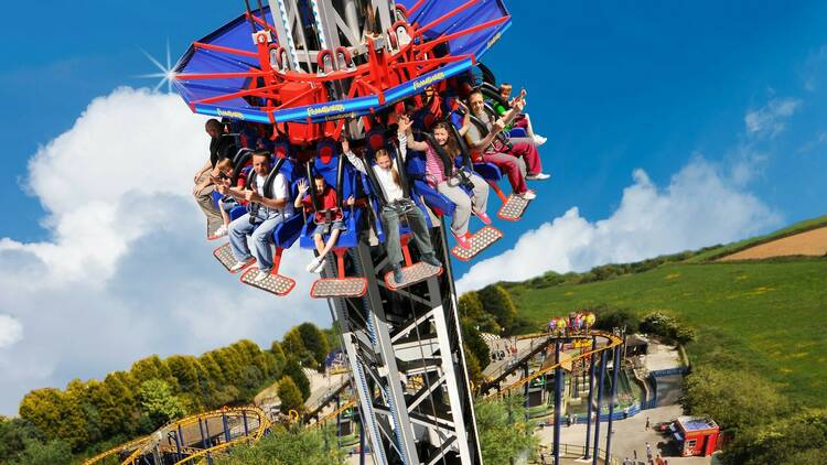 Skyraker at Flambards Theme Park, Helston, Cornwall