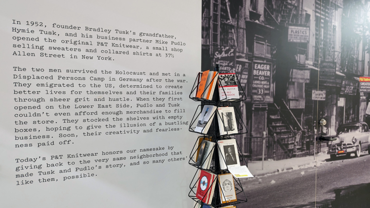 Book Wall History  ( P&T Knitwear )