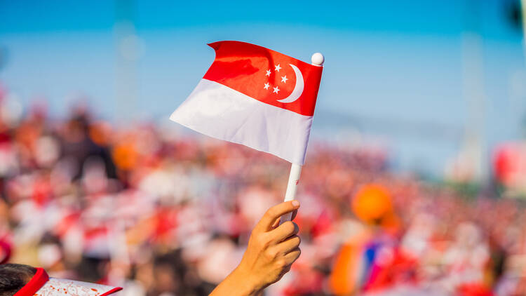 Singapore flag NDP