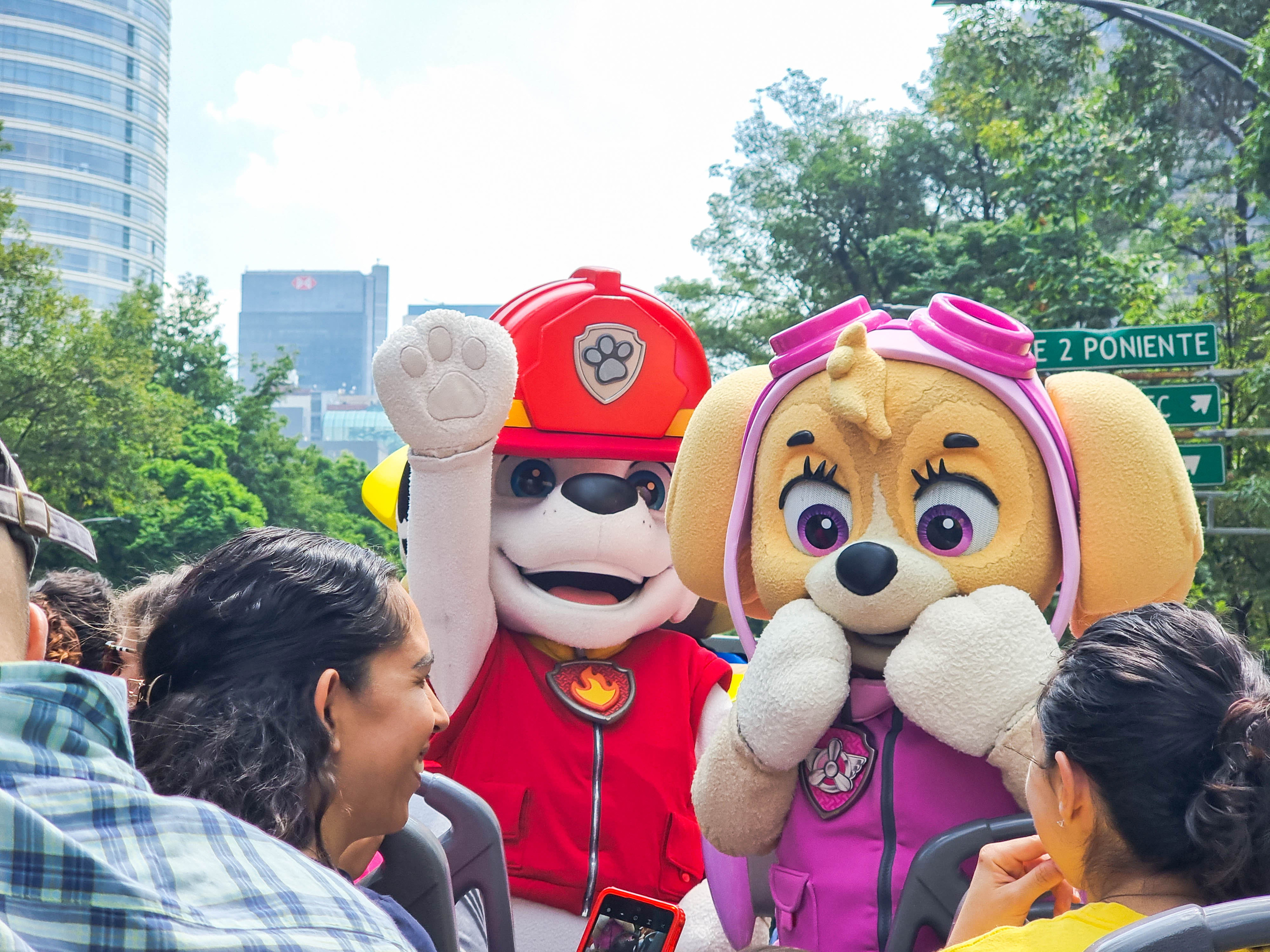 Turibus de Paw Patrol para niños en CDMX
