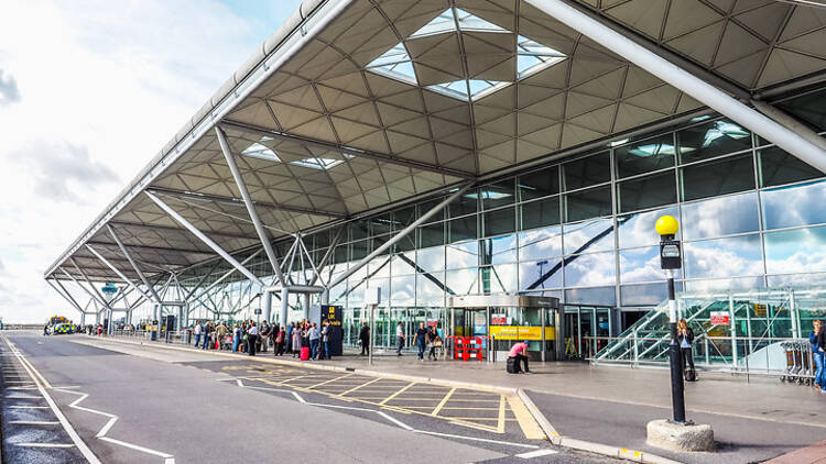 Stansted Aiport's terminal building